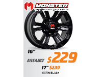 Bob Jane T-Marts 16" Wheel - Monster Assault offer