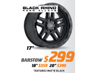 Bob Jane T-Marts 17" Wheel - Black Rhino Barstow offer