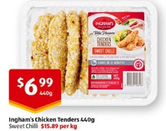 ALDI Ingham's Chicken Tenders 440g offer