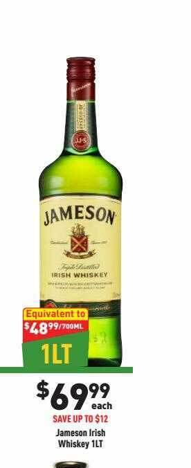 Jameson irish whiskey