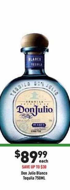 Don julio blanco tequila