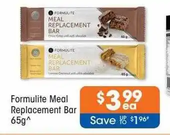 Good Price Pharmacy Formulite meal replacement bar offer