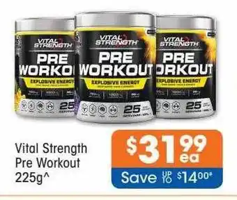 Good Price Pharmacy Vital strenght pre workout offer