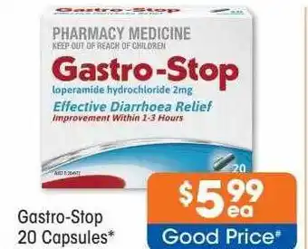 Gastro-stop 20 capsules