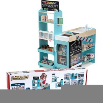 Theo klein wooden supermarket playset