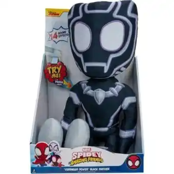 New spidey & his amazing friends black panther feature plush