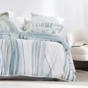Pillow Talk Ocean waves quilt cover set by habitat offer