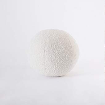 Pillow Talk Ava bouclé ball cushion by m.u.s.e. offer