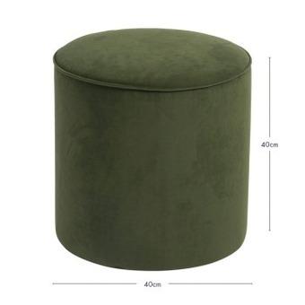Pillow Talk Bentley velvet ottoman by m.u.s.e. offer