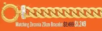 Shiels Matching Zirconia 20cm Bracelet offer