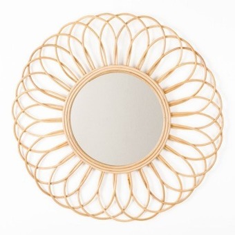 Tali rattan mirror by m.u.s.e.