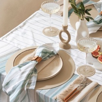 Pillow Talk Warren natural table setting range by habitat offer
