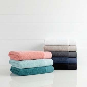 Pillow Talk Lotus towel range by habitat offer