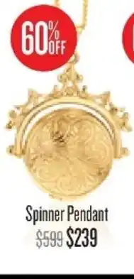Shiels Spinner Pendant offer