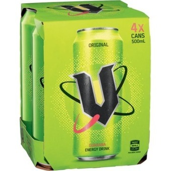 IGA V energy drink 4x500ml offer