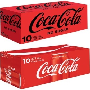 IGA Coca-cola, sprite or fanta 10x375ml selected varieties offer
