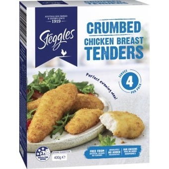 IGA Steggles chicken breast tenders 400g selected varieties offer