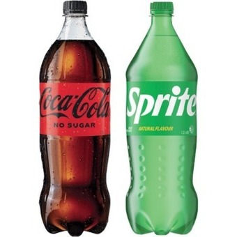 IGA Coca-cola, sprite, fanta or mount franklin lightly sparkling water 1.25 litre selected varieties offer