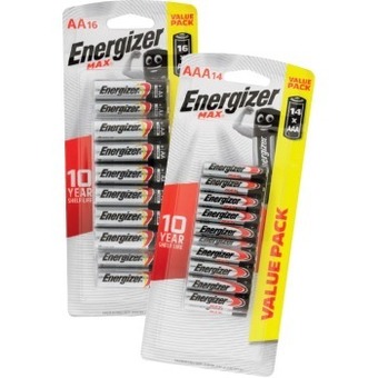IGA Energizer max aa 16 pack or aaa 14 pack batteries offer
