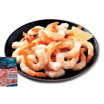 IGA Global seafoods cooked tail on prawn cutlets 500g offer
