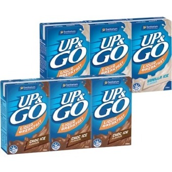 Sanitarium up & go 3x250ml selected varieties