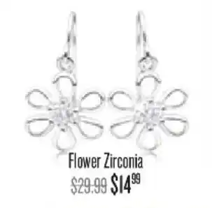Shiels Flower Zirconia Earrings offer
