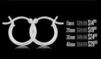 Shiels 15mm Twist Hoops Earrings offer