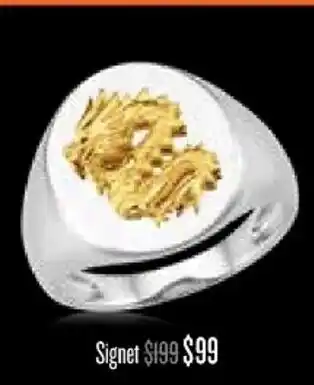 Shiels Signet Gents Ring offer