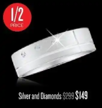 Shiels Silver and Diamonds Ring offer