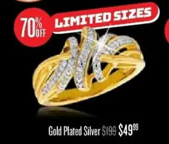 Shiels Gold Plated Silver Ring offer