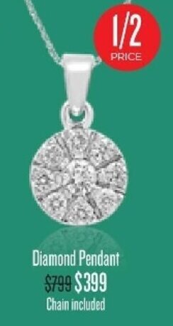Shiels Diamond Pendant offer