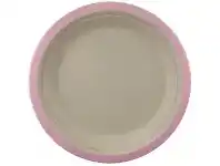 The Party People Shop Plates - Sugar Cane, 18 cm Light Pink Rim 10 pk offer