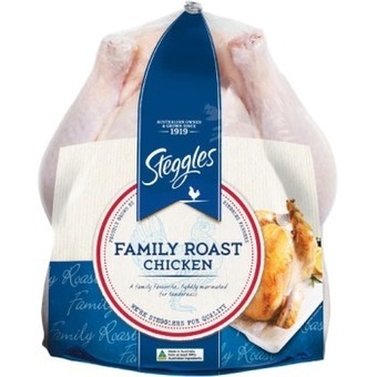 Woolworths Steggles family roast whole chicken – from the meat dept offer