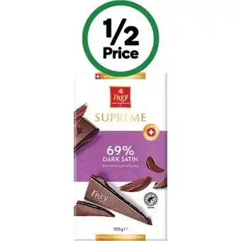 Woolworths Frey chocolate blocks 100g offer