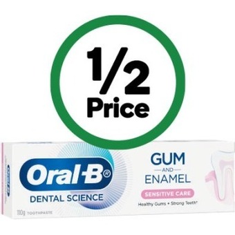 Woolworths Oral-b gum care toothpaste 110g offer