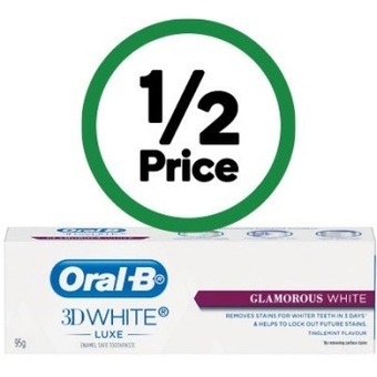 Oral-b 3d white luxe toothpaste 95g