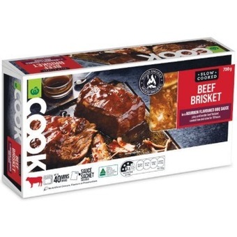 Woolworths Woolworths cook slow cooked beef brisket 700g offer