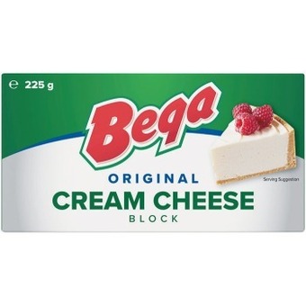 Woolworths Bega original cream cheese block 225g offer
