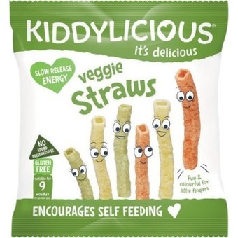 Woolworths Kiddylicious straws 12g or puffs 10g offer
