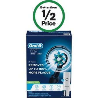 Woolworths Oral-b pro 100 electric toothbrush offer