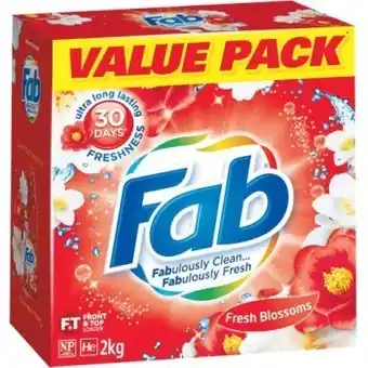Woolworths Fab laundry powder 2 kg offer
