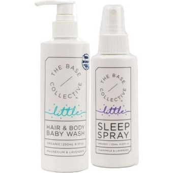 Coles Little by base collective hair & body baby wash 250ml or sleep spray 125ml offer