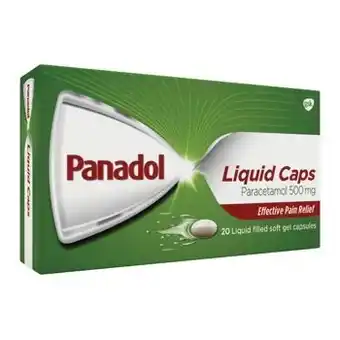 Coles Panadol paracetamol liquid capsules 20 pack offer