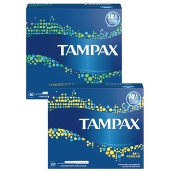 Coles Tampax tampons with applicator regular or super 20 pack offer