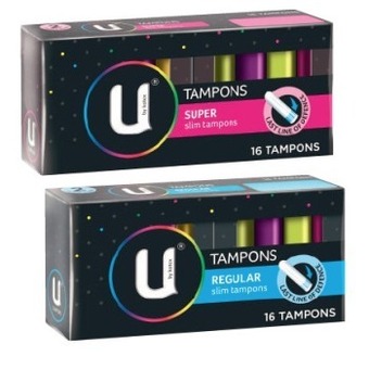 Coles U by kotex tampons regular or super 16 pack offer