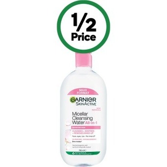 Woolworths Garnier micellar cleansing water 700ml offer