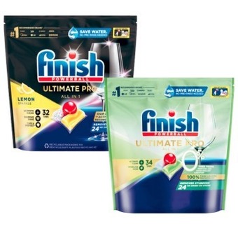Finish quantum ultimate pro dishwashing tablets 32 pack or 0% 34 pack