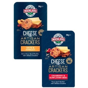 Coles Mainland cheese & crackers 36g-38g offer