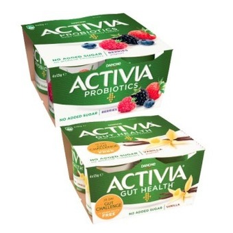 Coles Danone activia probiotics yoghurt 4x125g offer