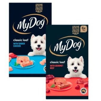 Coles My dog dog food 6x100g offer